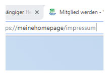 webseit impressum